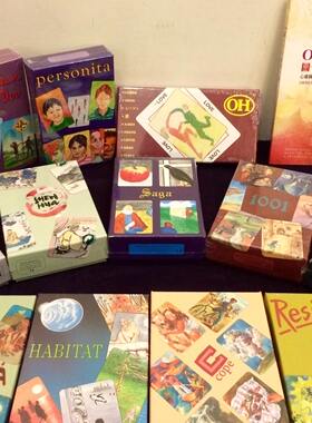 心宅 正原版OH欧卡牌全套 因由卡人像食物东方西方神话伴侣投射卡