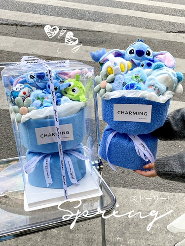 Кукла на день Святого Валентина, мультяшная подарочная коробка, букет, в стиле Шанель, подарок на день рождения