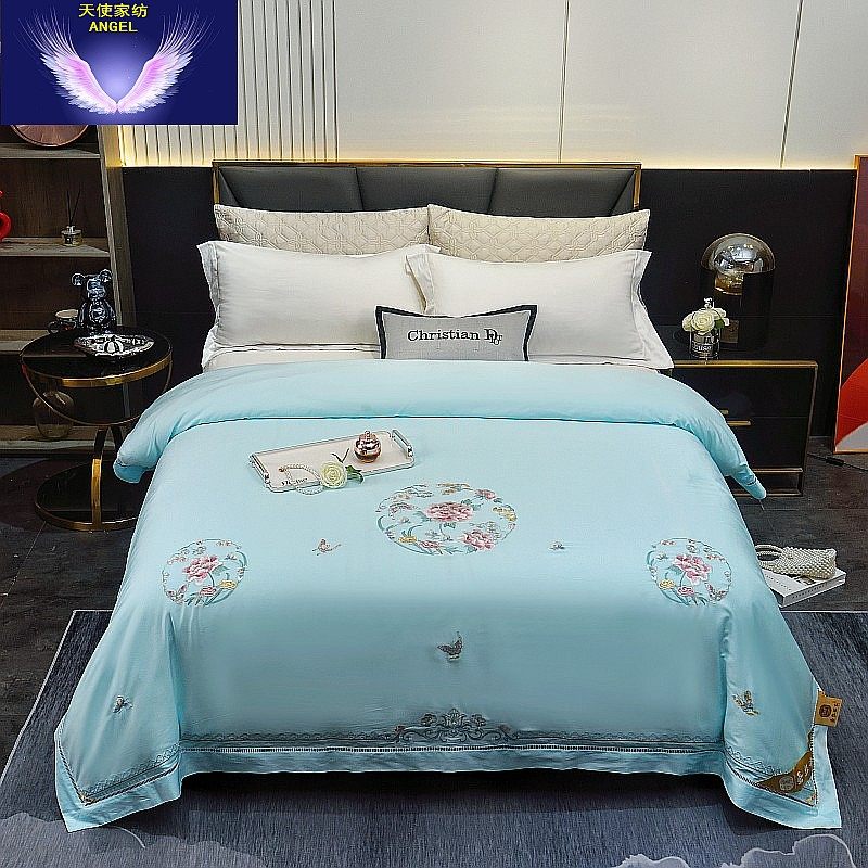 薇航国际100%大众桑丝全棉蚕丝被
