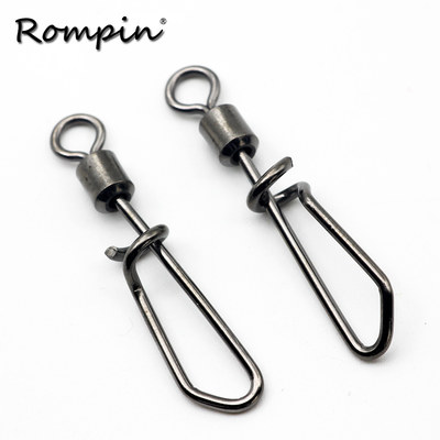 Rompin 20pcs Connector Barrel Swivels Rolling Swivels With T