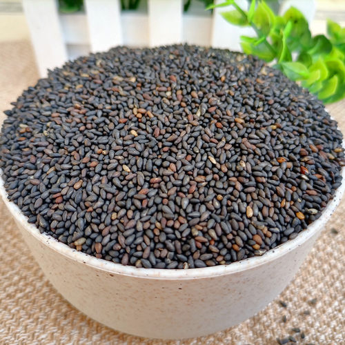 新货农家自种炒熟黑芝麻