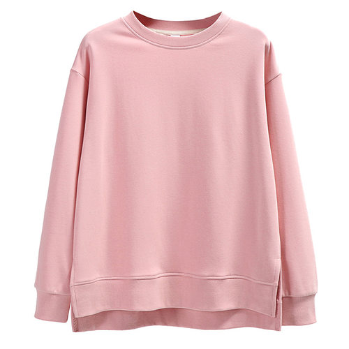 春秋薄款时尚开叉韩版潮纯棉宽松