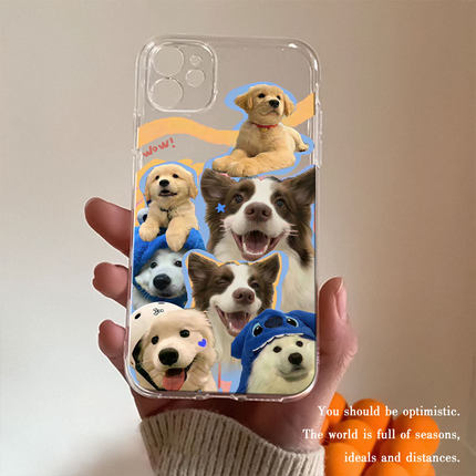 狗狗手机壳iPhone15promax苹果16plus小米14红米note12华为p70mate60荣耀80软vivoy100适用opporeno9苹果13xr