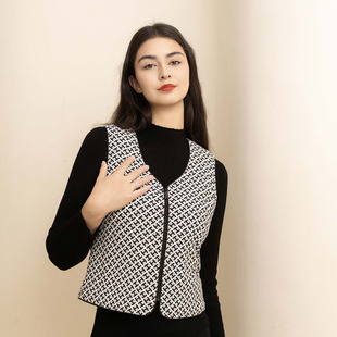 吉美羊羊毛小马甲内胆外穿马甲保暖背心羊毛保暖加厚柔软舒服新款