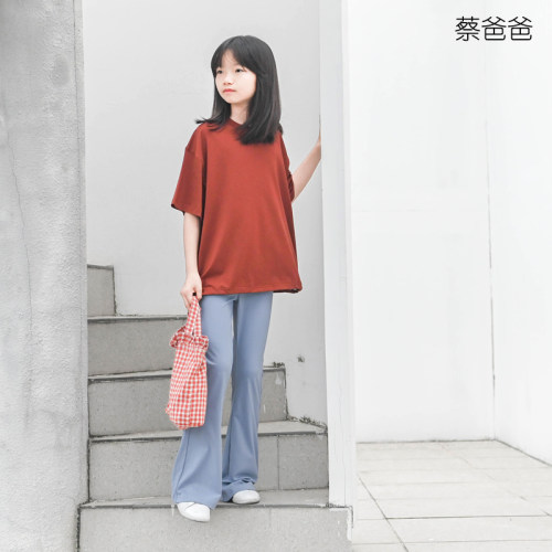 瑜伽裤夏装裤冰爽薄款喇叭裤子