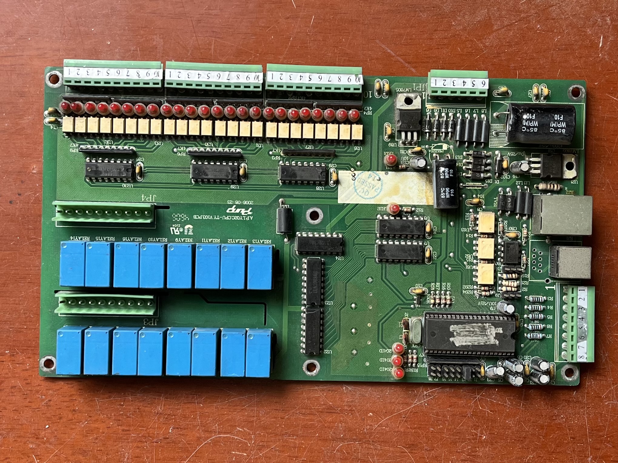 雅荣空调 A.P.LY02C.CPU-TY.V103.PCB A.P.LY02C.CPU-TY.V103.PCB