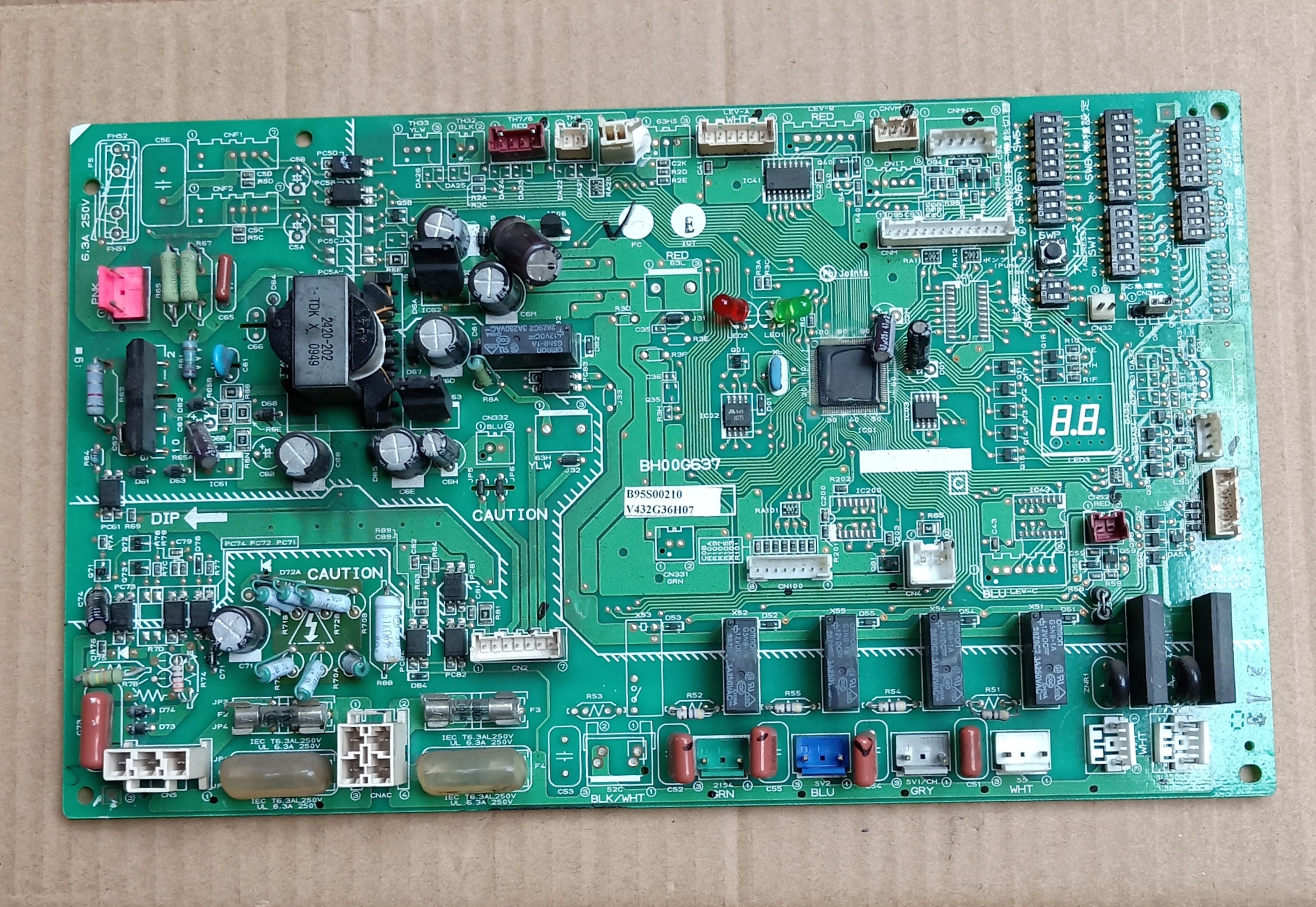 原装三菱空调电脑板BH00G637