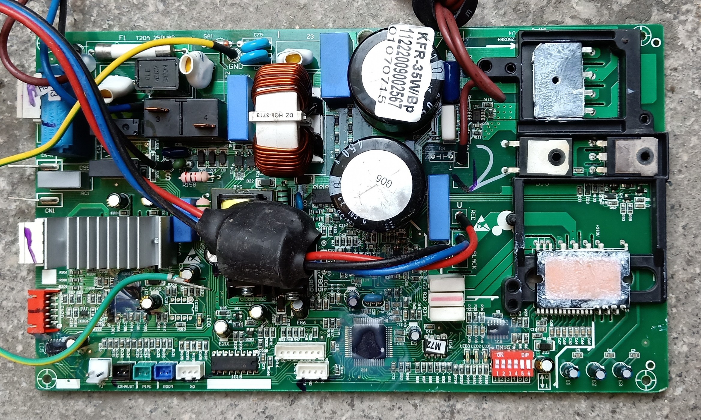 奥克斯空调电脑主板KFR-35W/BPVMA ASN108D32UF SX-W-NEC1D-V3