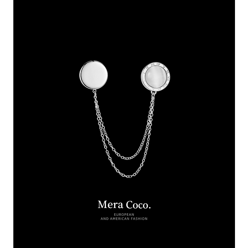 MeraCoco磁吸猫眼石裤脚防拖地神器t恤袖口长短调节扣高档配饰女