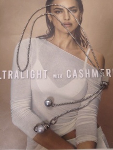 天然海水巴洛克珍珠项链吊坠钛钢抽拉毛衣链