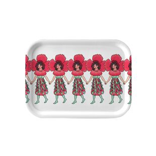 瑞典进口DHS Design House Stockholm 托盘 Elsa Beskow 插画果盘