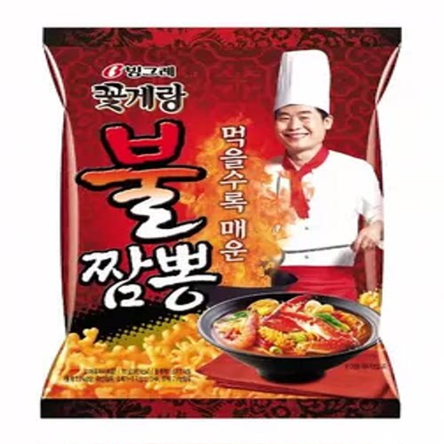 韩国宾格瑞鱿鱼海鲜蟹味70g脆片