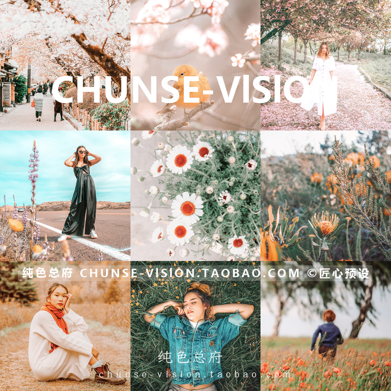 LR预设 2021 ins初春流行人像清新粉lightroom预设PS通透滤镜LUT