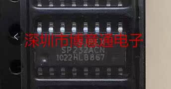 SP232ACN 驱动芯片进行串行通信 电平转化SP232线路驱动器/接收器