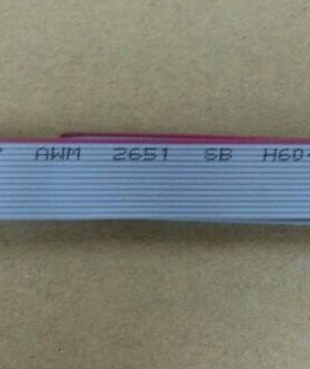 34芯排线2.0mm针距/LED显示数据线灰. 带接头双排2X17,长200MM