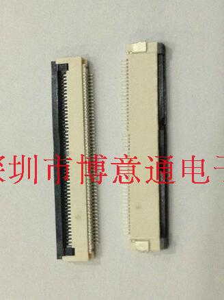 FPC/FFC连接器插座间距0.5mm34pin下接翻盖适合软排线接口 可直拍