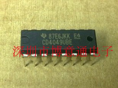 CD4049U8E 反相缓冲器 逻辑电平转换器 MC14049U8CP HEF40498P