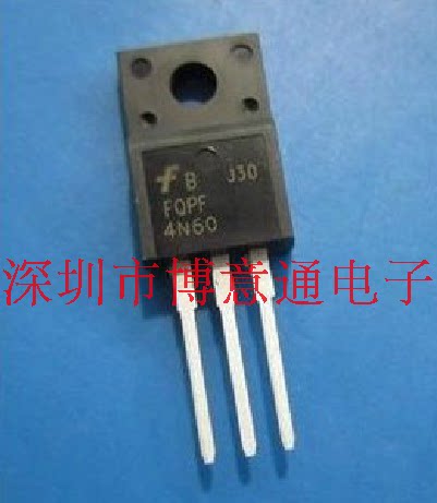 FQPF4N60C 封装TO-200F MOS场效应管4A/600V N沟道FQP4N60可直拍
