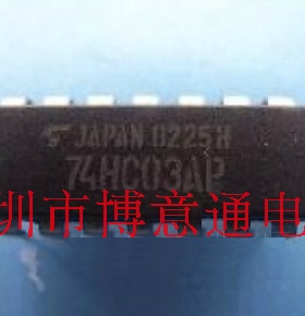 TC74HC03AP   直插CMOS与非门/2输入端四与非门TTL 74hc03 可直拍