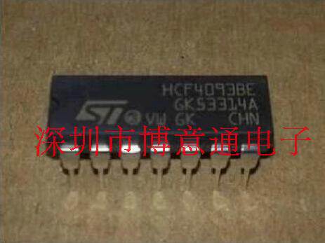 HCF4093BE 触发器 单稳态多频振荡器 CD4093BE HEF4093BE 可直拍