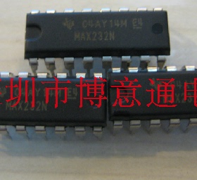 MAX232N  驱动芯片进行串行通信 串口电平转化 直插DIP 可直拍