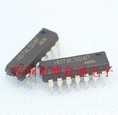 六反相器/数字逻辑-栅极和逆变器 HD74LS04P LS04 非门 可直拍