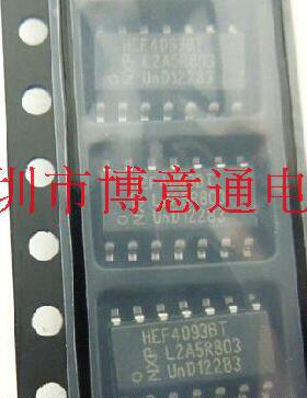 HEF4093BT 触发器/非门输入/单稳态多频振荡器 HCF4093B 原装4093