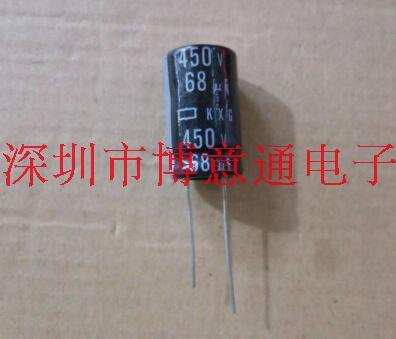 68UF450V LED液晶电源电容 电脑主板/音箱电容450V68UF 18X30MM