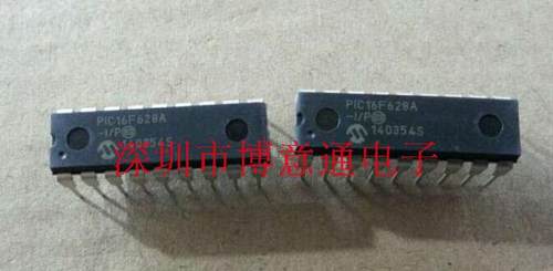 PIC16F628A-I/P 微控制器/单片机 DIP-18 PIC16F628A 全新 可直拍