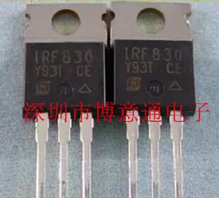 IRF830  MOS场效应管晶体管 IRF830PBF TO-220 4.5A 500V 可直拍