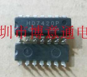 HD7420P 双D上升沿触发触发器/4输入端双与非门 7420 可直拍