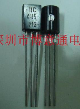 BC489  低频放大\驱动及输出/硅 NPN型 80V 1A BC489G 可直拍