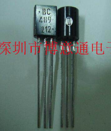 BC489  低频放大\驱动及输出/硅 NPN型 80V 1A BC489G 可直拍