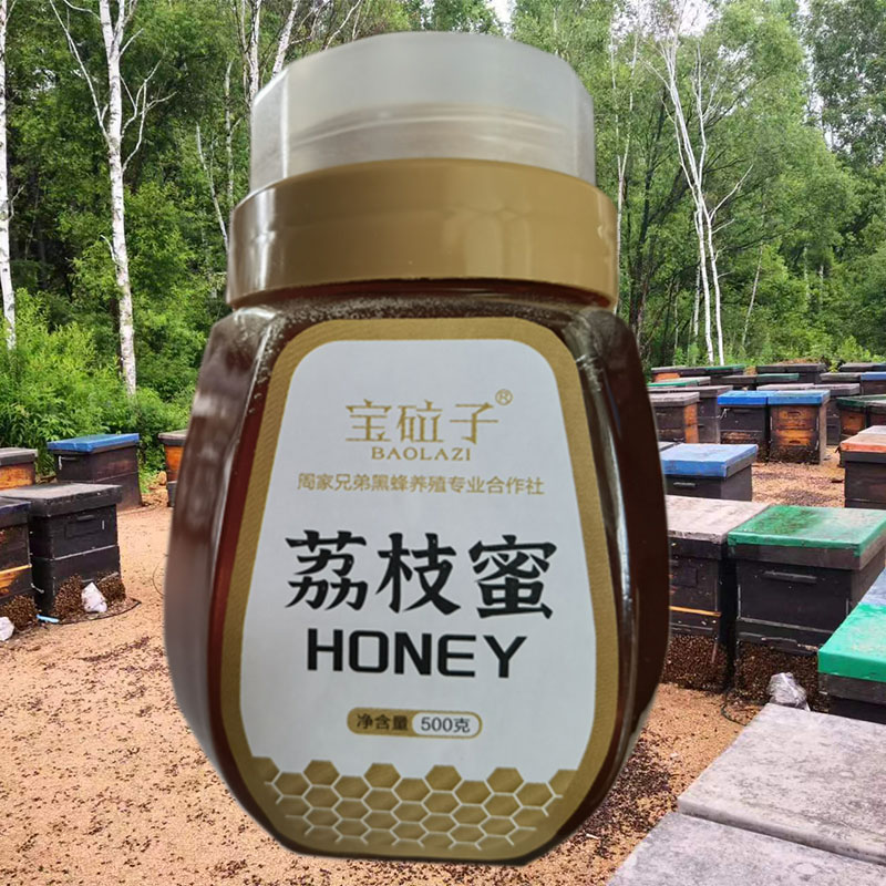 荔枝蜜中蜂土蜂蜜龙眼蜜纯正天然成熟生蜂蜜农家自产包邮500g
