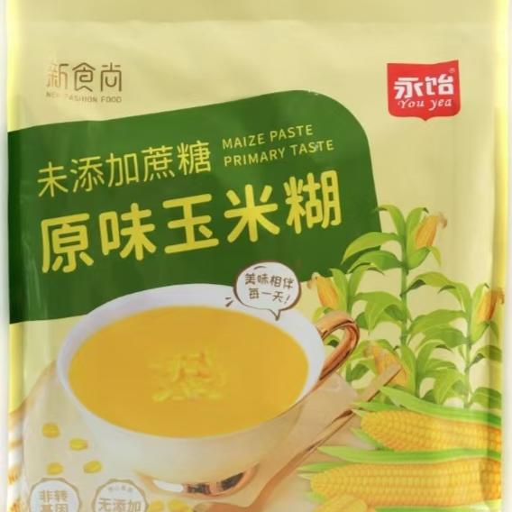 原味玉米糊未添加蔗糖美味更健康