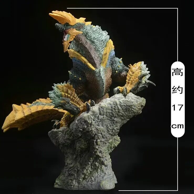 游戏周边 雷狼龙 限定版 雕像 场景 模型 盒装手办