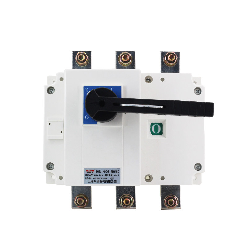 隔离开关HGL-400/3三相三线负荷隔离开关开启式刀开关3极400A闸i.