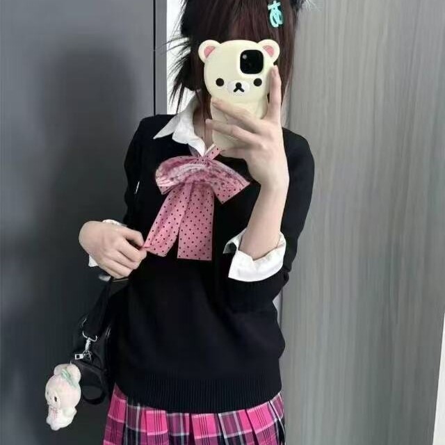 jk制服小玫私立原创学院风叠穿