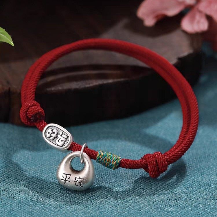平安福坨坨小胖福福袋红绳女盘缠手链女蛇年本命年好运礼物,饰品/流行首饰/时尚饰品新,手链,淘宝优惠券,粉丝福利购,淘宝优惠卷