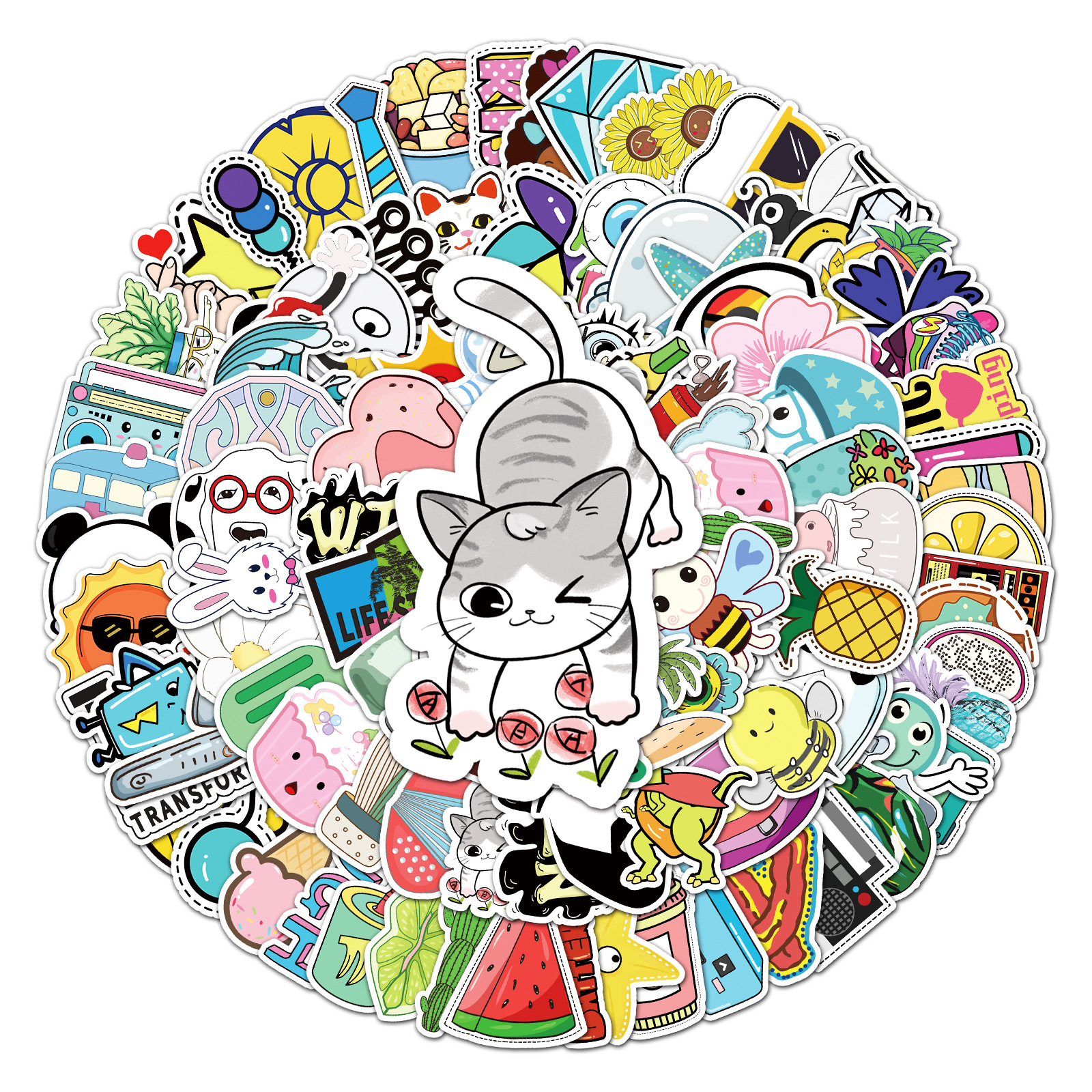 103张vsco行李箱贴纸涂鸦