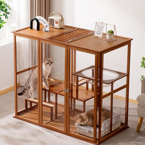 猫别墅家用室内猫窝冬季保暖猫笼