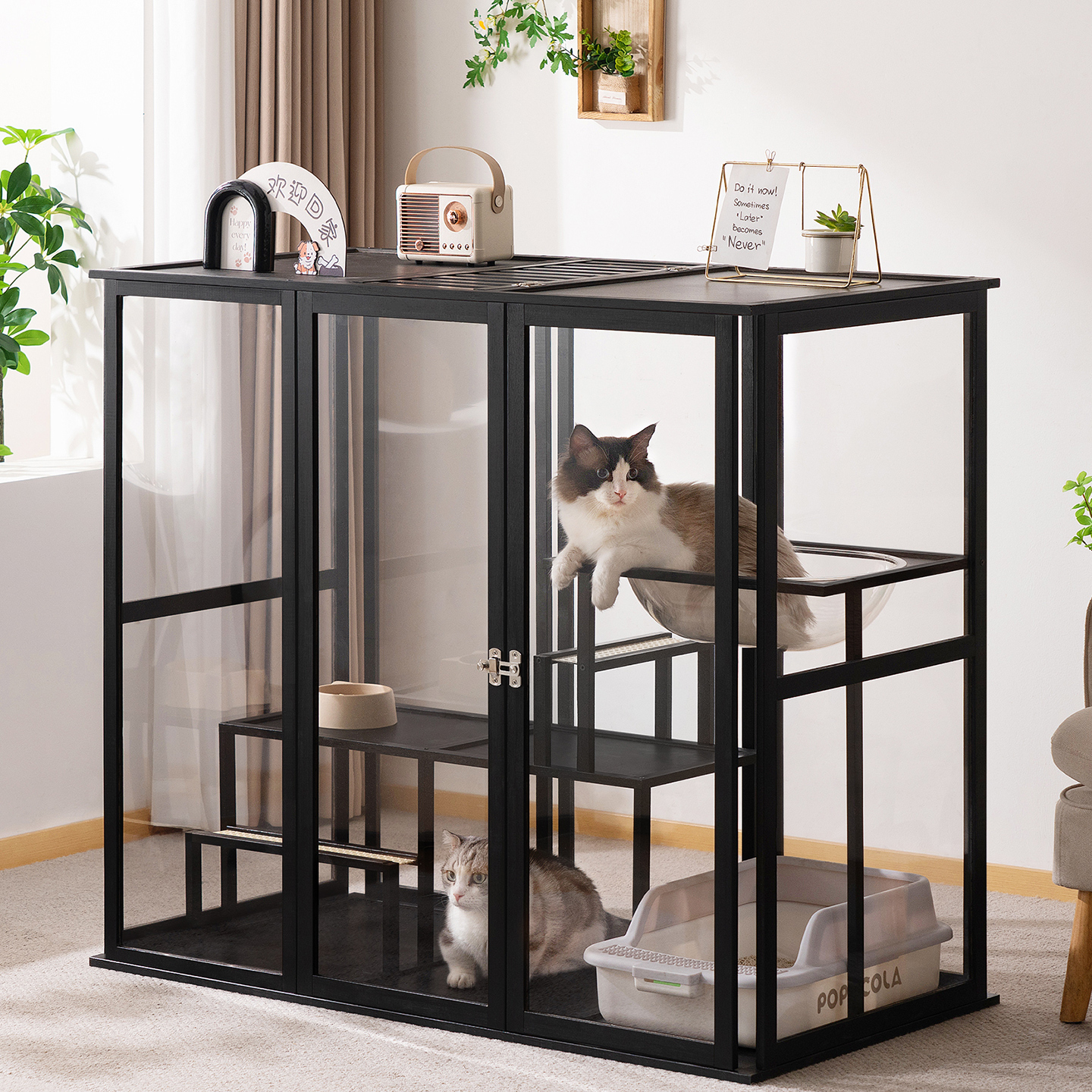 猫别墅家用室内猫屋猫窝猫咪爬架