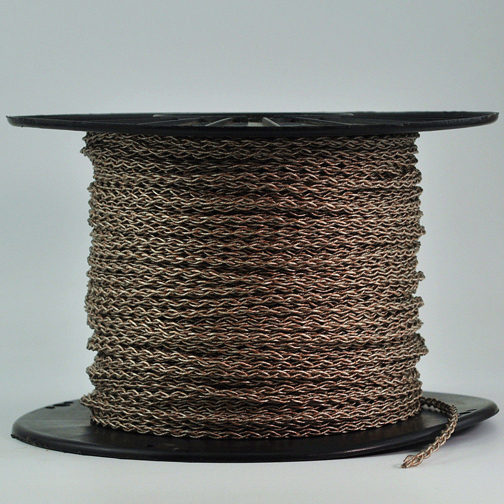 4芯编织耳机线OCC单晶镀银铜混合耳机升级线 适用于DIY耳机线材