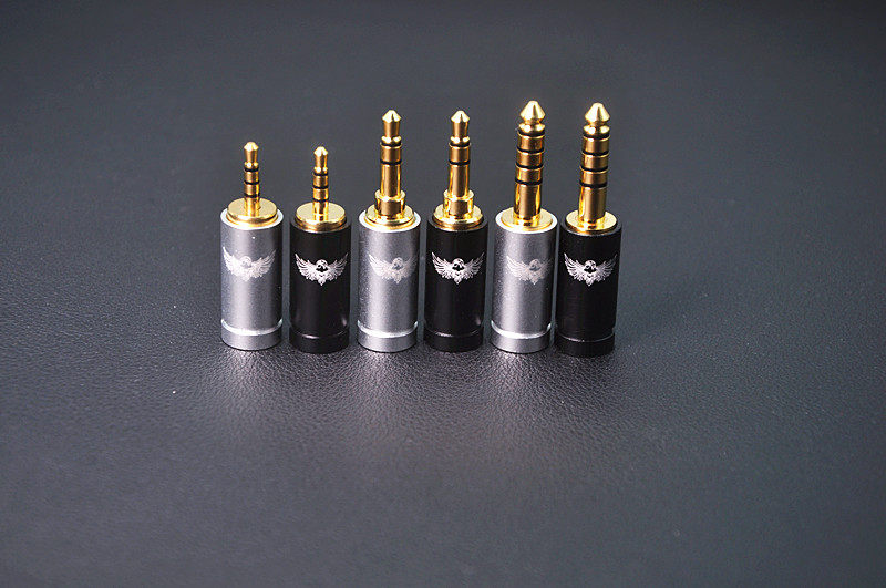 connoisseur 鹰标2.5mm平衡插头3.5mm插头 ak艾利和专用4.4平衡插