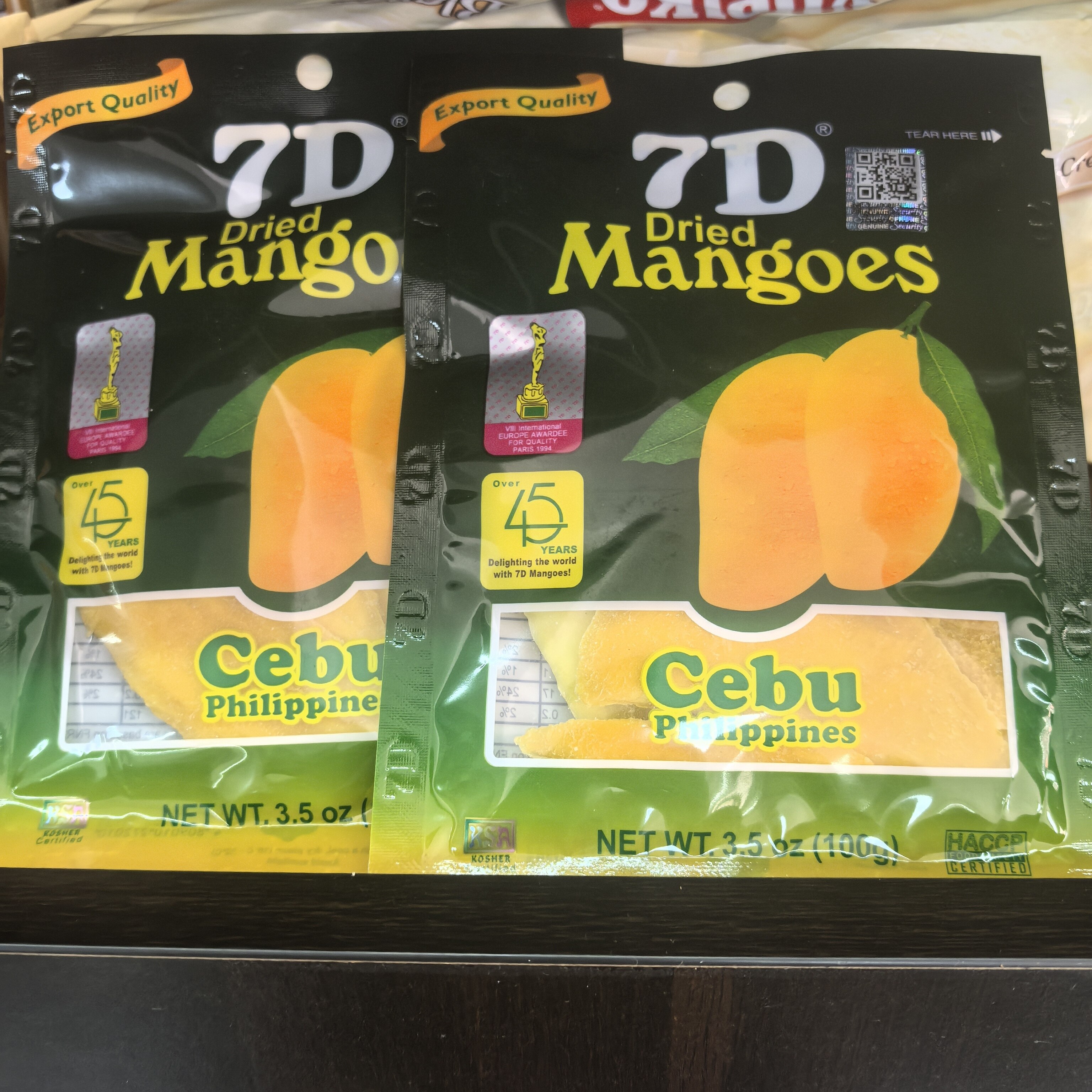 菲律宾产芒果干100g 包邮果味正宗 厚切大片无丝热销爆款推荐