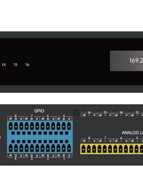 美嘉声mcCauley A0808N 8路入8路出音频矩阵多媒体处理器。