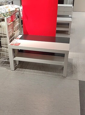 国内宜家拉克电视柜白色90x26x45 厘米济南代购