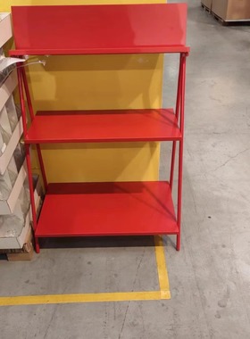 宜家康尼克开放式储物搁架红色60x35x91 厘米搁架单元