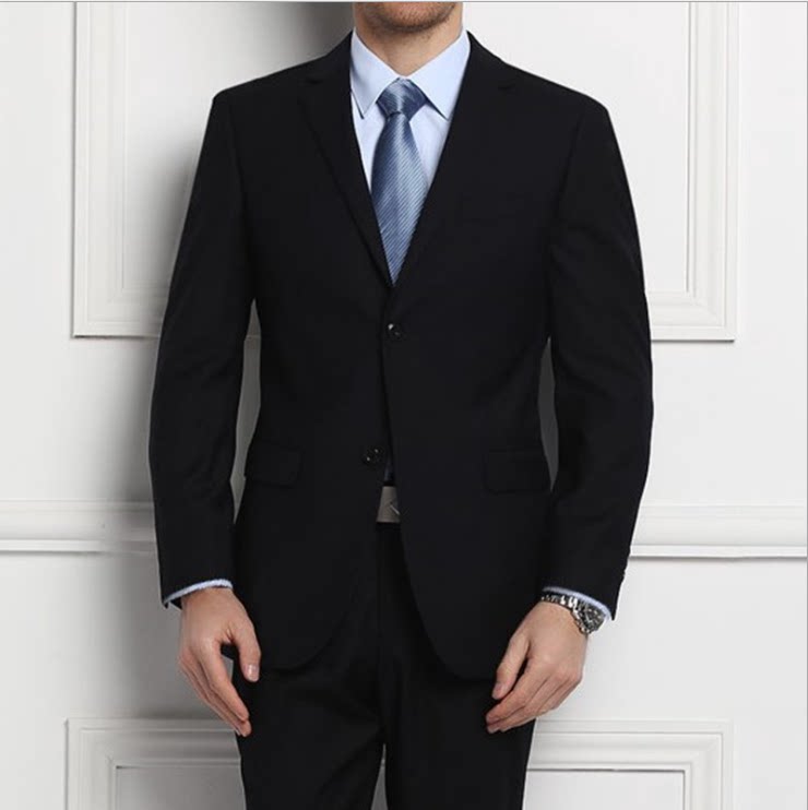 西服套装三件套大学生商务职业正装衬衫小西装加大修身面试西服男