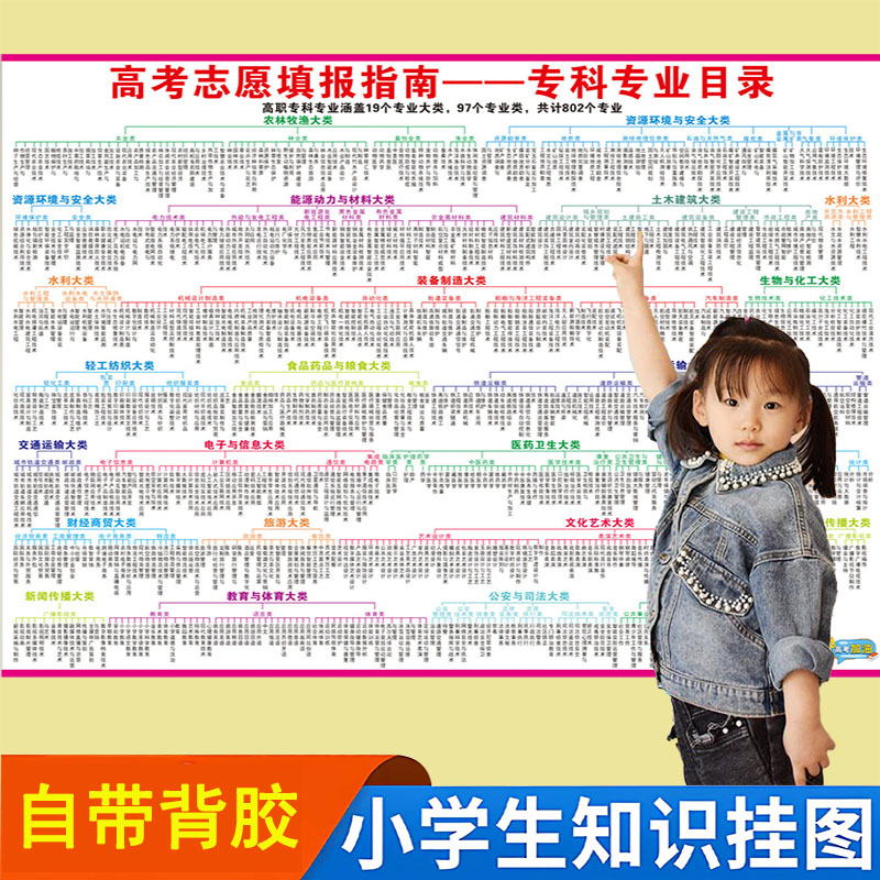 全国公办大学分布地图双一流985211海报高考考研户外防水背胶挂图